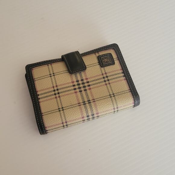 Beatiful Bean Pole bifold leather wallet  beige brown - Picture 7 of 13